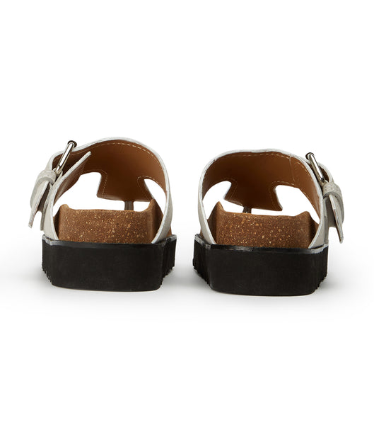 White Tony Bianco Marlo Milk Suede 3cm Sandals | LZASX47825