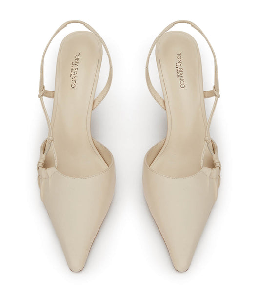 White Tony Bianco Sakai Dove Nappa 8cm Court Shoes | DZAVO92713