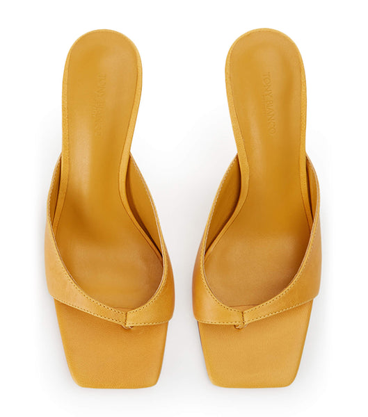 Yellow Tony Bianco Crystle Cantelope Antiq 8.5cm Low Heels | FZAUI27096