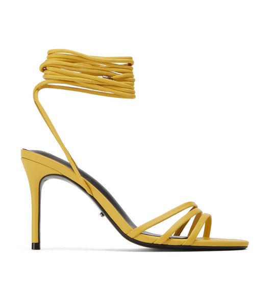 Yellow Tony Bianco Hailee Desert Nappa 8.5cm Stiletto Heels | ZAJZR89244