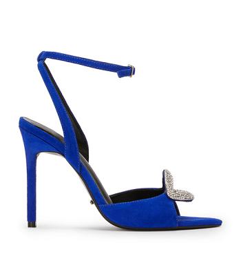 Azure Tony Bianco Moshi Azure Suede 10.5cm Stiletto Heels | EZAHC11310