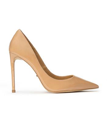 Beige Tony Bianco Anja Nude Patent 10.5cm Bridal Heels | FZAHY82383