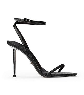 Black / Snake Tony Bianco Myra Black Snake 10.5cm Stiletto Heels | GZAUC30390