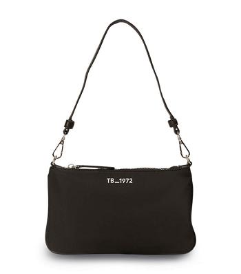 Black Tony Bianco Banjo Black Nylon Shoulder Bag Accessories | ZZANQ54372