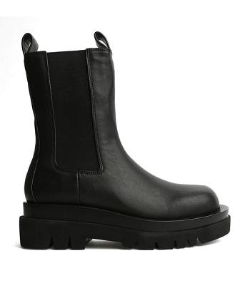 Black Tony Bianco Boxer Black Como 5.5cm Combat Boots | UZATG56597