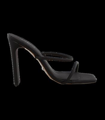 Black Tony Bianco Florence Black Galaxy 11cm Bridal Heels | EZAHC29861