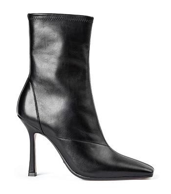 Black Tony Bianco Halsey Black Como 10.5cm Ankle Boots | MZAFT78812