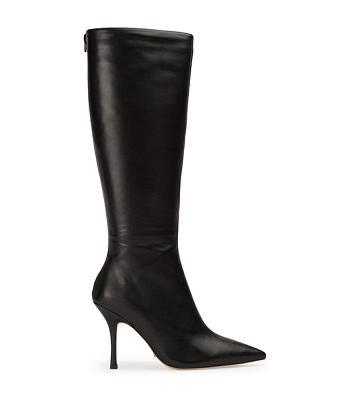 Black Tony Bianco Kortez Black Venice 9.5cm Mid Calf Boots | ZADFL93536