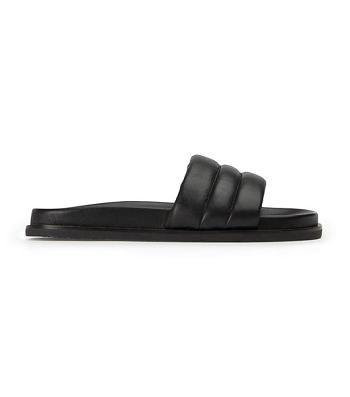 Black Tony Bianco Lucas Black Nappa 1.5cm Footbeds | SZAVO49746