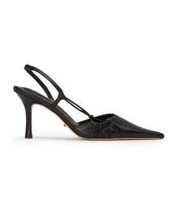 Black Tony Bianco Sakai Black Nappa 8cm Low Heels | AZAWC93757