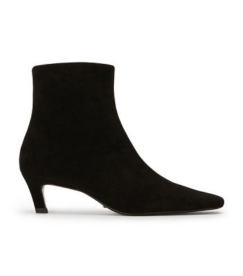 Black Tony Bianco Vicci Black Suede 5cm Heeled Boots | TZAPQ98453