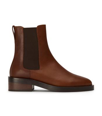 Brown Tony Bianco Tango Cognac 4cm Ankle Boots | QZAUV35631