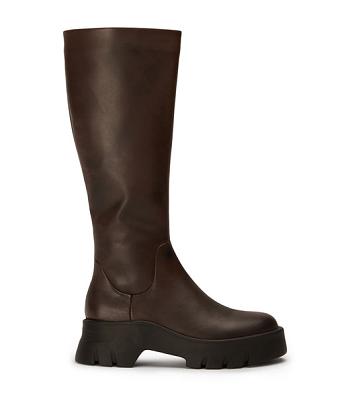 Chocolate Tony Bianco Rage Choc Como 5.5cm Mid Calf Boots | LZASX77236