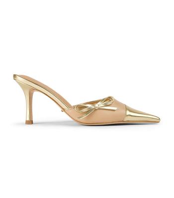 Gold Tony Bianco Shirley Beech/Gold 8cm Event Heels | ZAJZR59111