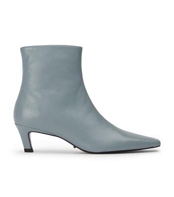 Grey Tony Bianco Vicci Steel Nappa 5cm Ankle Boots | QZAWA17038