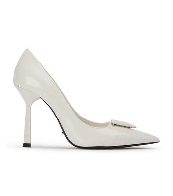 White Tony Bianco Gema White Hi Shine 10cm Event Heels | ZAIIZ58294